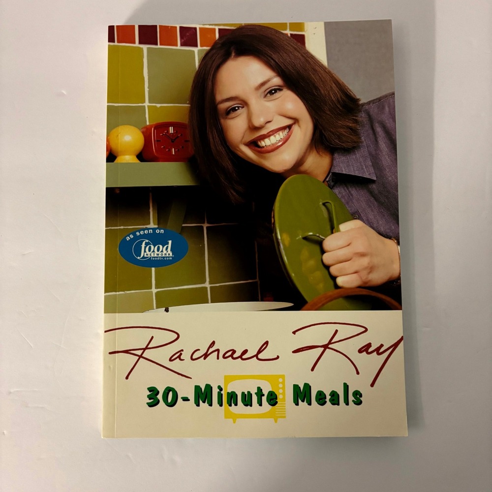 Rachael Ray 30 Minute Meals Cookbook Paperback 1998 Lake Isle Press Food Network